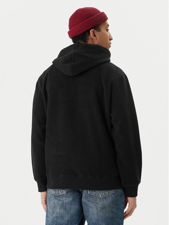 Element Element Bluză Capsule Rain Polar Po ELYFT00203 Negru Relaxed Fit