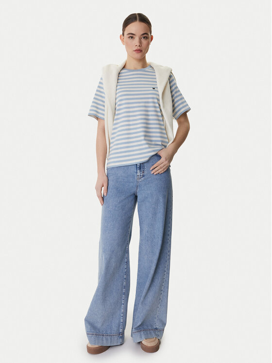 Weekend Max Mara Weekend Max Mara Tričko Venaco 2615971031 Modrá Relaxed Fit