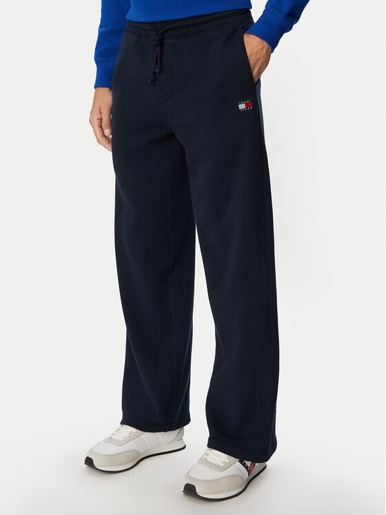 Tommy Jeans Tommy Jeans Παντελόνι φόρμας DM0DM23729 Σκούρο μπλε Regular Fit