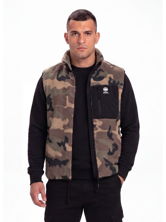 PITBULL PITBULL Bluza JOYNER Zielony Regular Fit