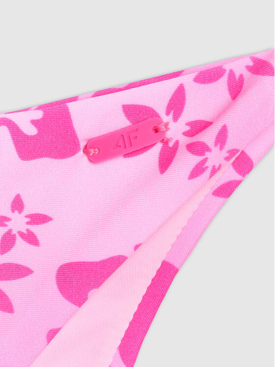 4F 4F Dół od bikini FOB SUMMER BEACHWEAR Różowy