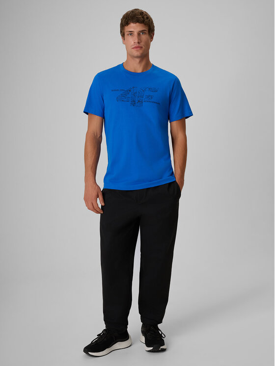4F 4F T-Shirt CITY Niebieski Regular Fit