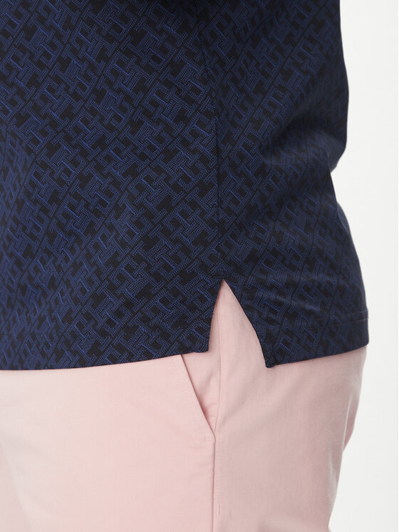Tommy Hilfiger Tommy Hilfiger Pólóing Monogram MW0MW39218 Sötétkék Regular Fit