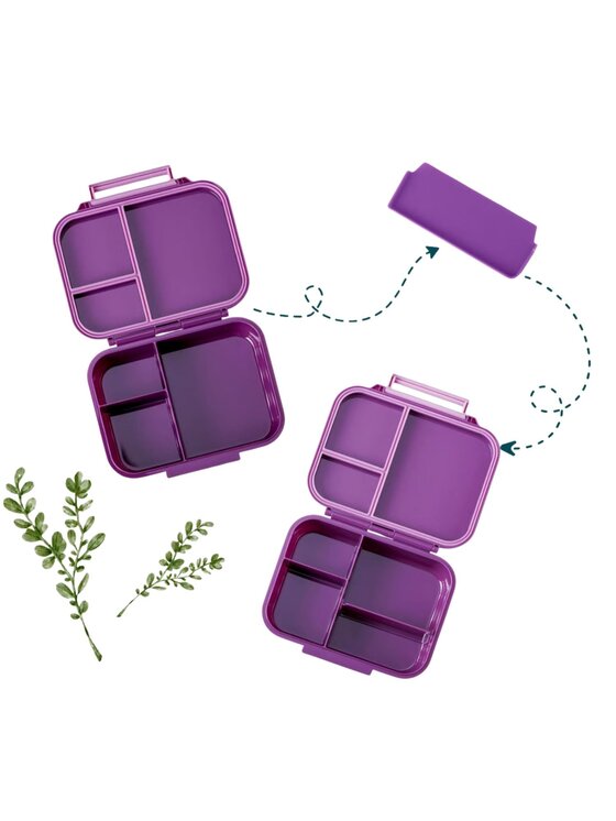 Lekkabox Lekkabox Lunchbox Classic mini Fioletowy