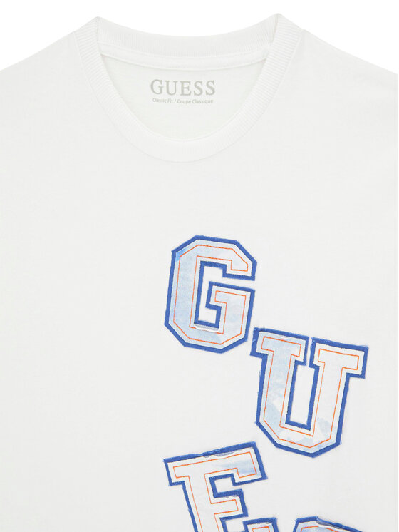 Guess Guess Póló L6GI02 K8HM4 Fehér Relaxed Fit