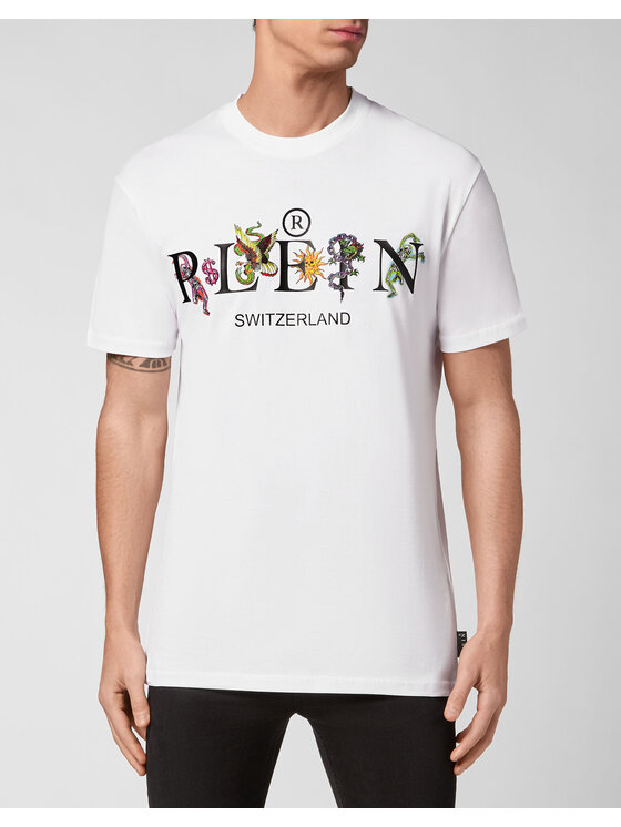 PHILIPP PLEIN PHILIPP PLEIN T-shirt 7569 Bianco Regular Fit