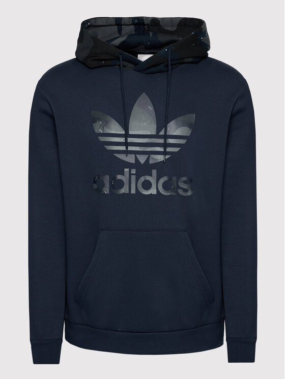 adidas adidas Bluză Camo Graphic H13475 Bleumarin Regular Fit