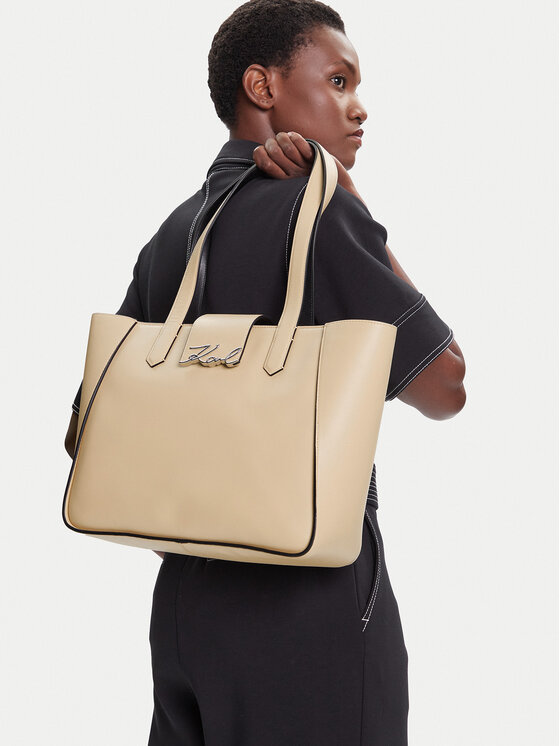 KARL LAGERFELD KARL LAGERFELD Kabelka A3W30133 Béžová