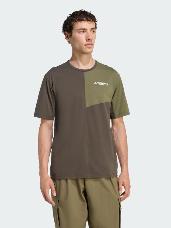adidas adidas Koszulka techniczna Terrex Multi Climacool Tee Zielony Regular Fit