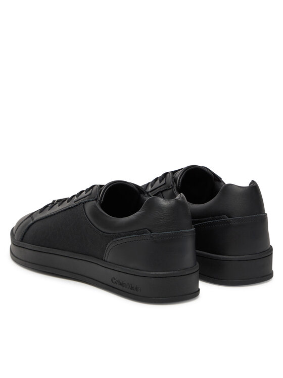 Calvin Klein Calvin Klein Sneakersy Low Top Lace Up Eyelet Jaq Mono HM0HM01815 Czarny
