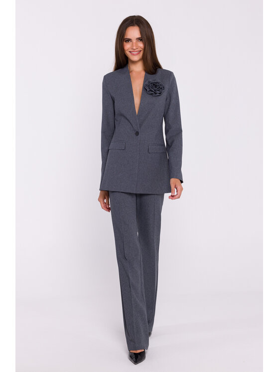 Stylove Stylove Marynarka S370 Szary Ladies Fit