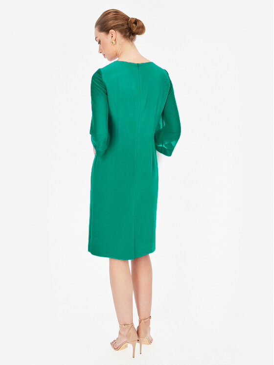 Potis & Verso Potis & Verso Sukienka elegancka Gardena Zielony Slim Fit