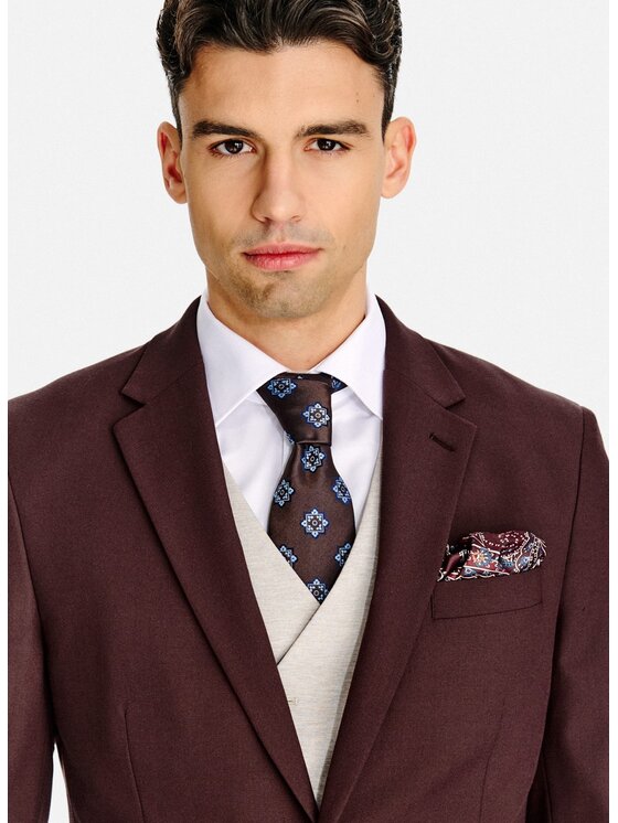 Pako Lorente Pako Lorente Marynarka P26SF-3G-007 Brązowy Slim Fit