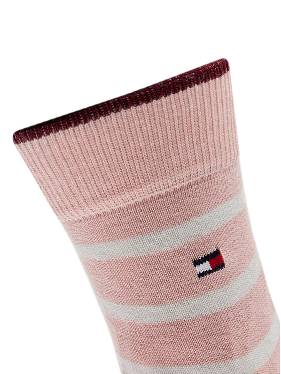Tommy Hilfiger Tommy Hilfiger Комплект 2 чифта дълги чорапи детски 701229939 Розов
