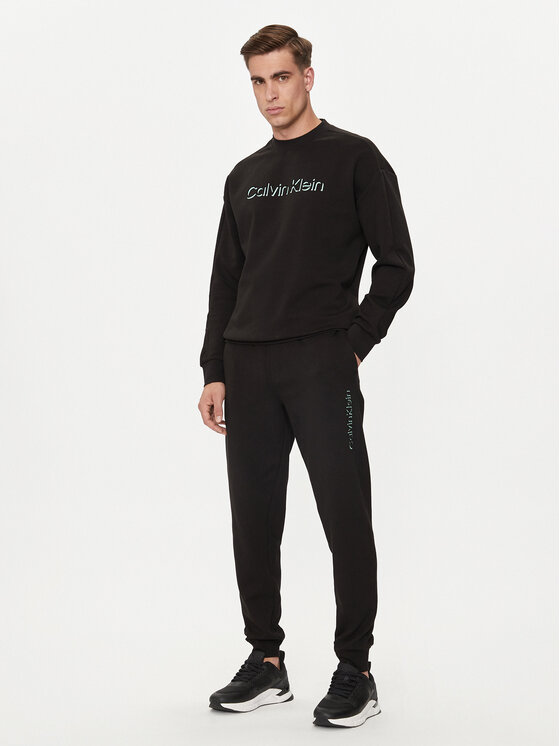 Calvin Klein Calvin Klein Donji dio trenerke Shadow Embosed Logo K10K113097 Crna Regular Fit