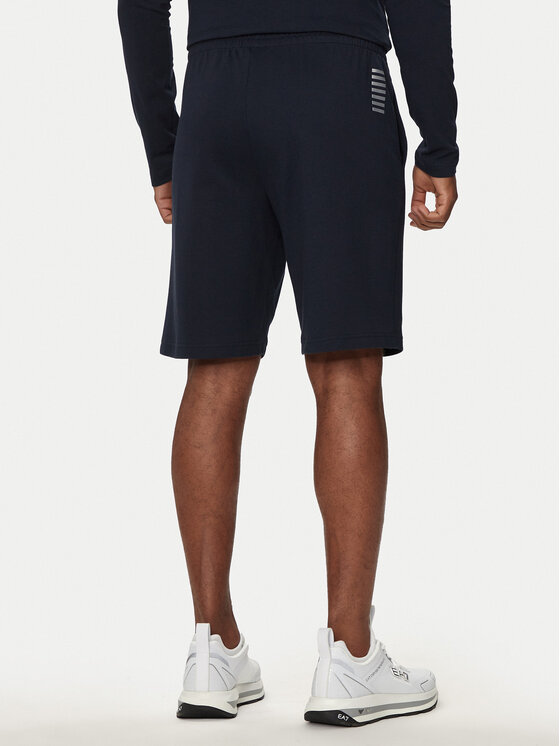EA7 Emporio Armani EA7 Emporio Armani Pantaloni scurți sport 8NPS65 PJVRZ 0562 Bleumarin Regular Fit