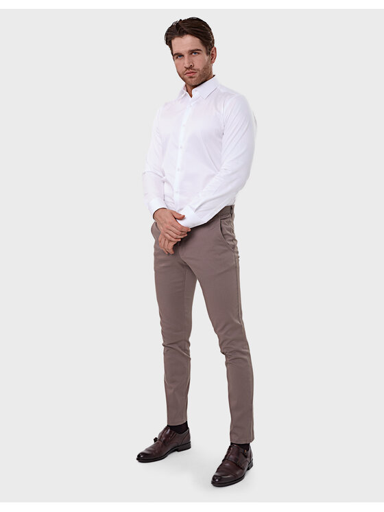 Evenemen Evenemen Chinosy Logan Tac 247743 Beżowy Slim Fit