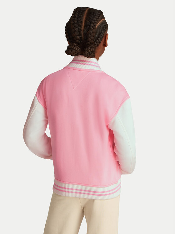 Tommy Hilfiger Tommy Hilfiger Felpa Mini Corp Logo KS0KS00624 Rosa Regular Fit