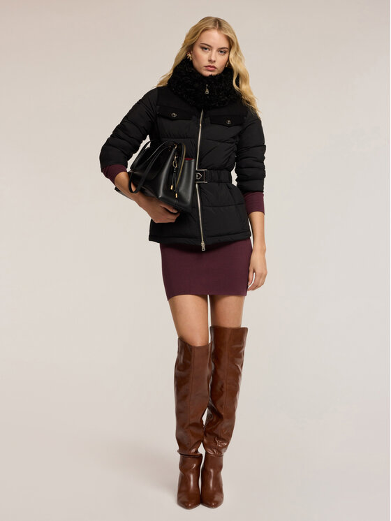 Motivi Motivi Giubbotto piumino F065Q000710N033 Nero Regular Fit