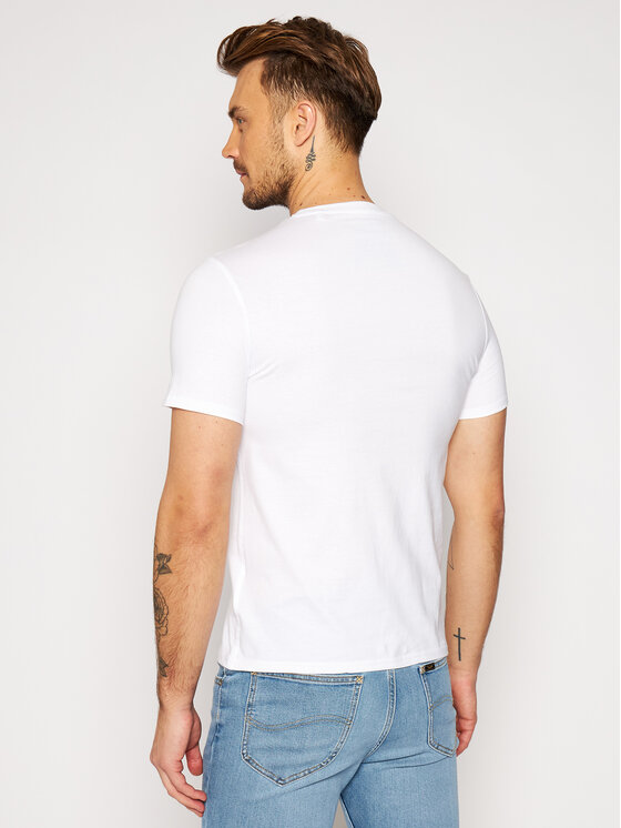 Guess Guess T-krekls M0BI70 I3Z00 Balts Slim Fit