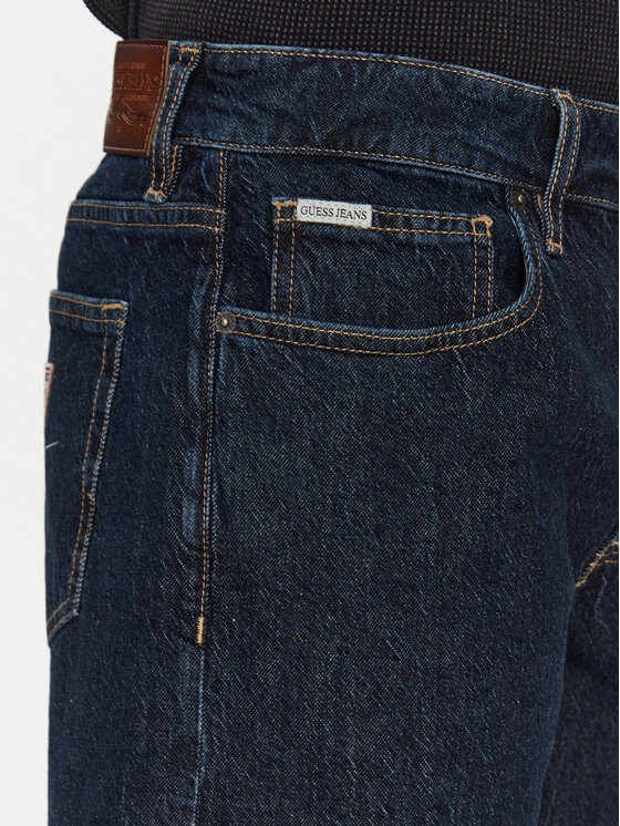 Guess Jeans Guess Jeans Džínsové šortky M4YD37 D5M55 Tmavomodrá Regular Fit
