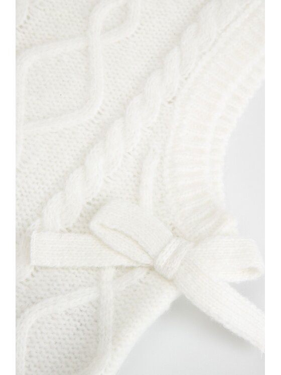 Coccodrillo Coccodrillo Sweter ZC5172801WGK-003 Kremowy Regular Fit