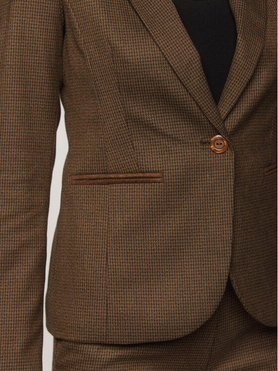 Willsoor Willsoor Marynarka 67903 Brązowy Slim Fit