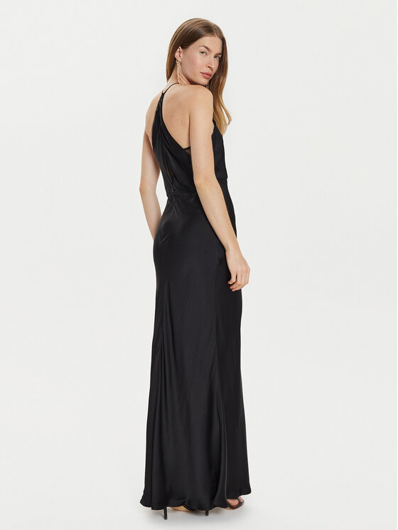 TWINSET TWINSET Večernja haljina 242TT2050 Crna Slim Fit