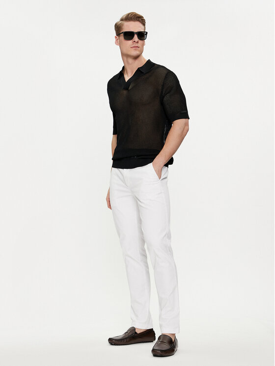 Calvin Klein Swimwear Calvin Klein Swimwear Polo särk KM0KM00963 Must Regular Fit