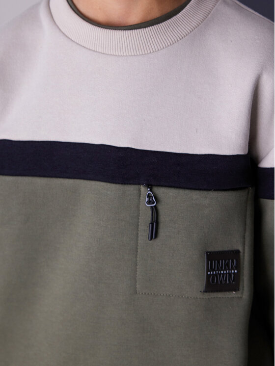 Mayoral Mayoral Majica dugih rukava 7406 Zelena Regular Fit