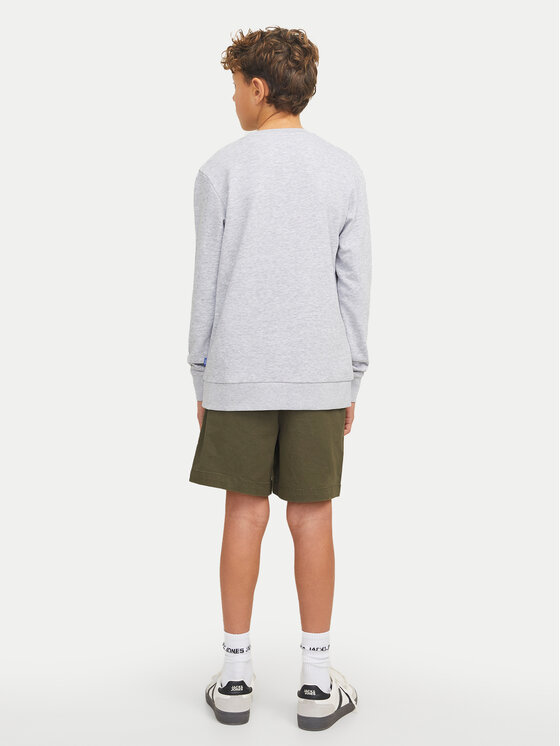 Jack & Jones Junior Jack & Jones Junior Szorty materiałowe Jaiden 12275013 Zielony Loose Fit