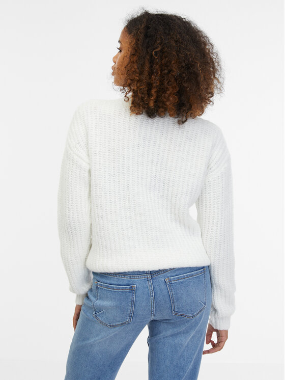 Orsay Orsay Sweter 507519029000__XXS Biały A-Line Fit