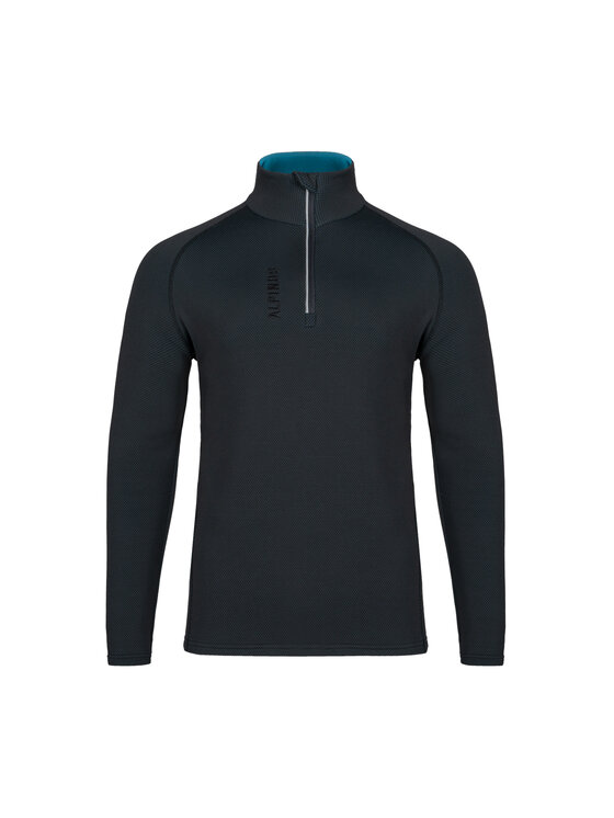 Alpinus Alpinus Bluza Tirol 1/3 zipper Szary Regular Fit