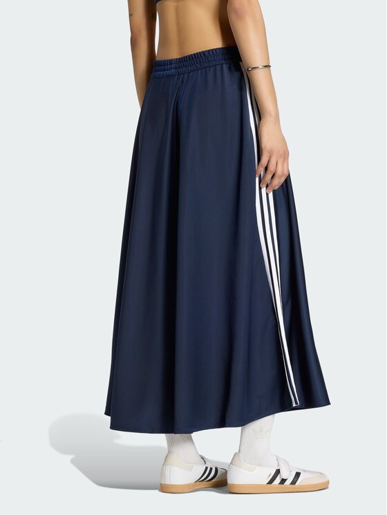 adidas adidas Spódnica midi FIREBIRD Granatowy Loose Fit
