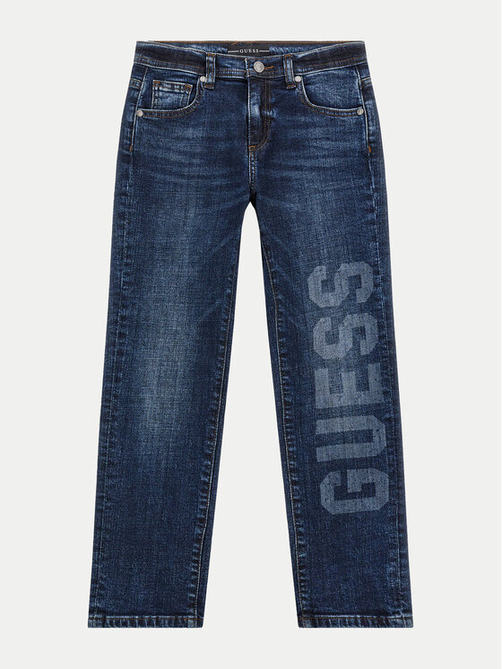Guess Džínsy L4YA09 D52Z0 Tmavomodrá Relaxed Fit