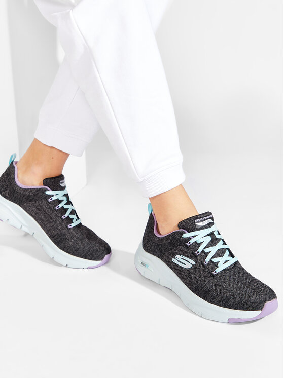 Skechers Skechers Tenisice Skechers Arch Fit Comfy Wave Siva