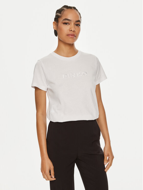 Pinko T-shirt Start 101752 A227 Bijela Regular Fit