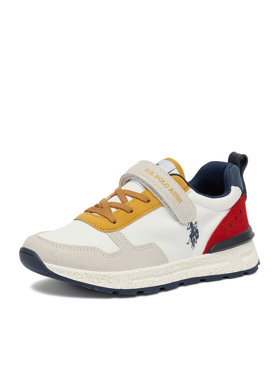 U.S. Polo Assn. U.S. Polo Assn. Sneakersy EO-ALEX002K/6TY1 Biela