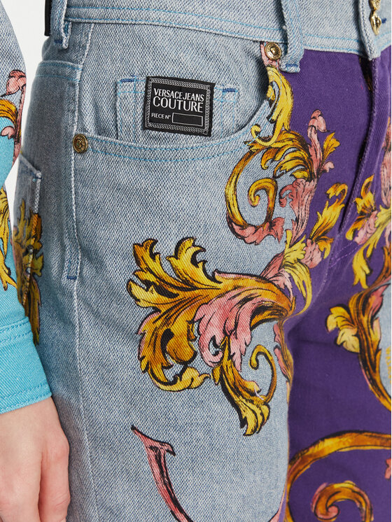 Versace Jeans Couture Versace Jeans Couture Jeansy 78HAB5P5 ES140L54 Kolorowy Regular Fit