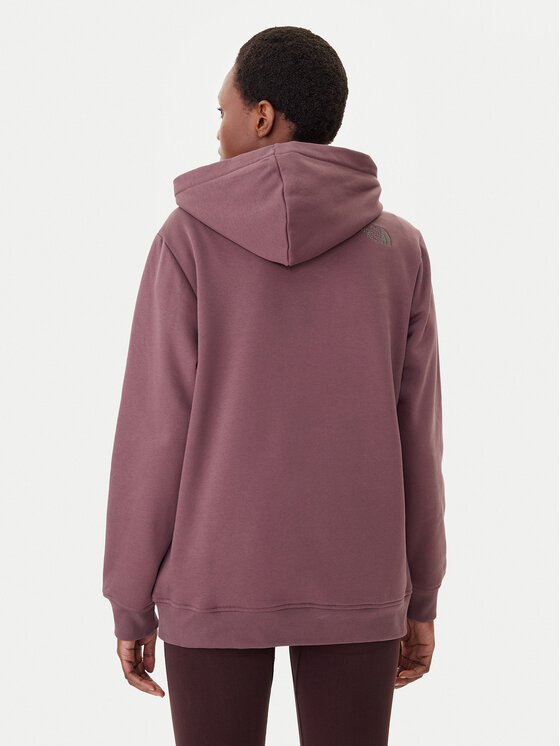 The North Face The North Face Μπλούζα Drew Peak NF0A89EH Μπορντό Regular Fit