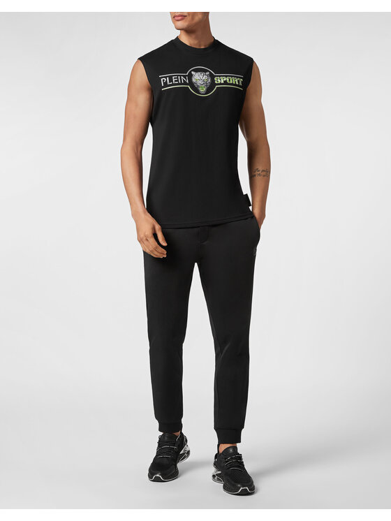 Plein Sport Plein Sport T-Shirt 7063 Czarny Regular Fit