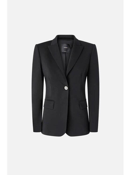 PINKO PINKO Marynarka Signum Czarny Slim Fit