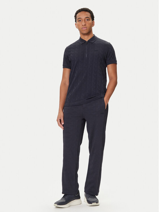 BOSS BOSS Teplákové nohavice Mirror Long 50549713 Tmavomodrá Regular Fit