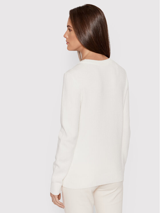 Vila Vila Maglione Ril 14054177 Bianco Regular Fit