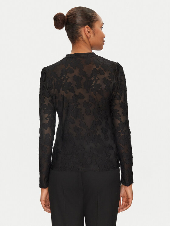 Morgan Morgan Bluza 251-TEVORA Črna Slim Fit