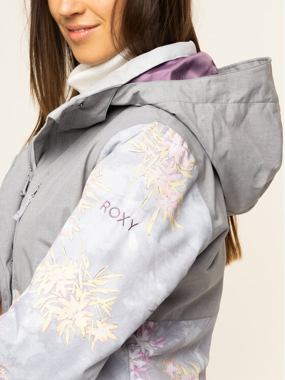 Roxy Roxy Snowboardová bunda Jetty Snow ERJTJ03232 Šedá Regular Fit