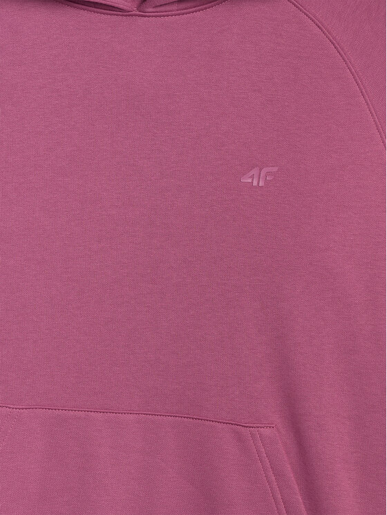 4F 4F Bluza NOS Bordowy Regular Fit