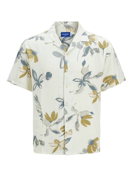 Jack&Jones Jack&Jones Cămașă Luke 12271111 Écru Relaxed Fit