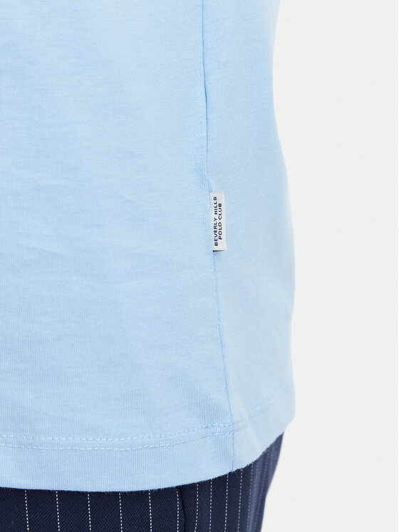 Beverly Hills Polo Club Beverly Hills Polo Club T-Shirt P-SS26W-TS085 Hellblau Regular Fit