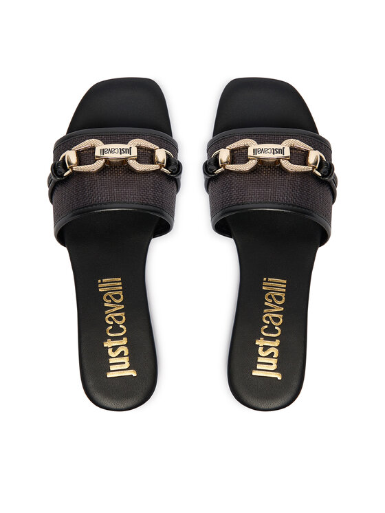 Just Cavalli Just Cavalli Klapki 80RA3S81 ZSE61 Czarny